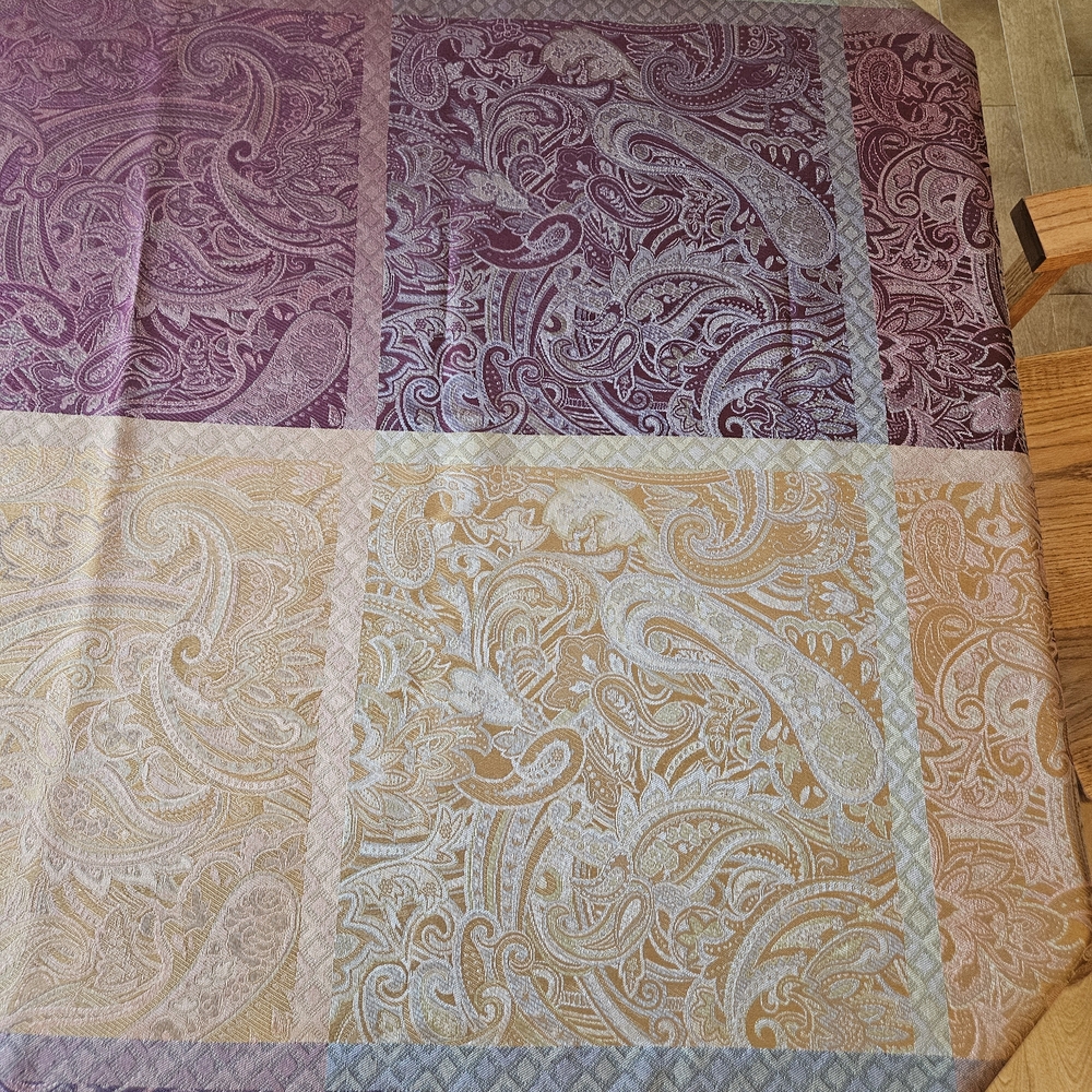 Paisley Patterned Tablecloth
